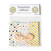 Image of Etiquettes cadeaux - Collection Poudrée