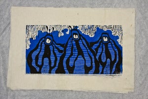 Image of Woodblock Print: Alex Diamond | TRESPASS