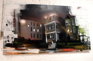 Image of Boston St. at Night - Percy Fortini-Wright