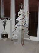 Image of 3-D cardboard Christmas tree