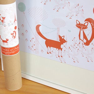 Image of Foxy Friends in Paris Poster