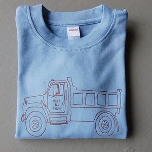 Image of Dump Truck Children's LS Tee