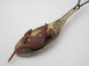 Image of Spooned Kangaroo Pendant by Greg Mann