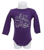 Image of BODY BÉBÉ "SALE GOSSE" VIOLET ML 3 À 12 MOIS