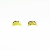 Image of gold half moon earrings