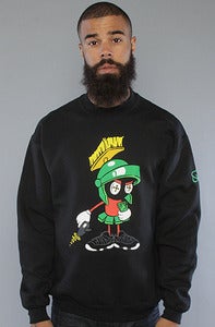 Image of Martian Crewneck Sweatshirt (Black)