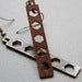 Image of Steel Town Long Bolt Earrings