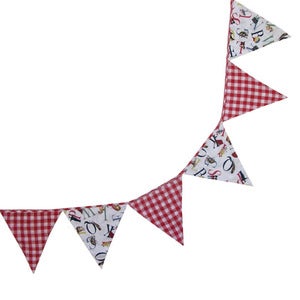 Image of Powell Craft ABC Print & Gingham Bunting