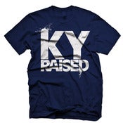 Image of Ky Raised in Navy & White