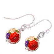 Image of Sterling Silver Yokosuka Tensha Earrings - White
