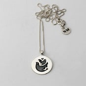 Image of Birds Token Necklace