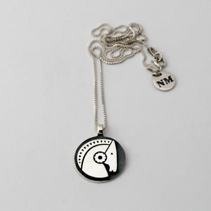 Image of Pony Token Necklace | Silver {FREE SHIPPING}