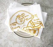 Image of pittsburgh football helmet tea towels - limited edition