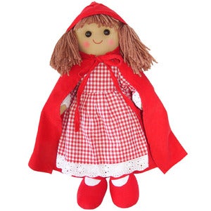 Image of Powell Craft Rag Doll - Red Riding Hood