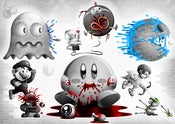 Image of 8 bit fatality Mashup Print Mono