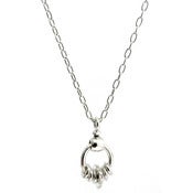 Image of small rings necklace