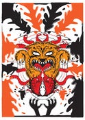 Image of Heart In Mouth Screen Print