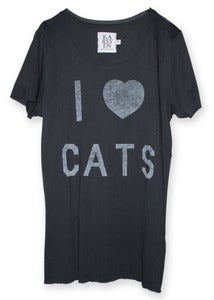 Image of I HEART CATS · ZKW-PSP11-004 · PIRATE BLACK