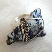 Image of Ring that Rocks electric blue and silver