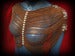 Image of Beaded Cape - 'Mahogany 3'