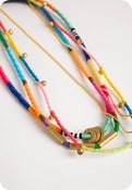 Image of Hand-Knotted Necklace Trio