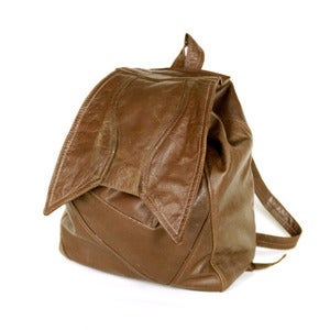 Image of billy backpack - recycled leather