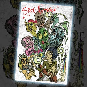 Image of Marc M. with Characters Mini-Poster