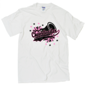 Image of Pink Cheerleader Pom Pon Tee