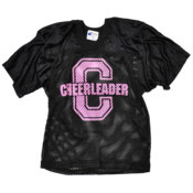 Image of Pink Cheerleader Authentic Mesh Jersey