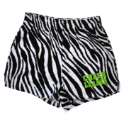 Image of Hot Green Zebra Cheer Short