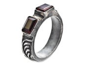 Image of Henson Carved Double Ring