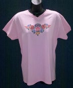 Image of Ladies Charity Pink, Key Lime and Heather Grey Tees