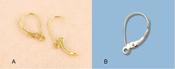 Image of Leverback Earwire Upgrades (14K, GF, 925)