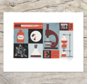 Image of Science Lab print