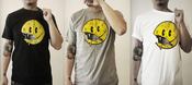 Image of AMPBKK RIPPED SMILEY T-SHIRT