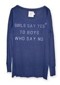 Image of GIRLS SAY YES · ZKW-PSP11-014 · BLUE