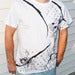 Image of Man's T-shirt Cyrillic Wear Urban Russian CCCP USSR White 2
