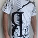 Image of Man's T-shirt Cyrillic Wear Urban Russian CCCP USSR Ukrainian White