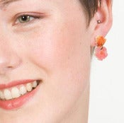 Image of Perfect Posey Earrings (on cream acrylic)