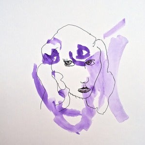 Image of Purple with Girl by Daniel Smith