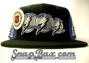 Image of VINTAGE TAMPA BAY LIGHTNING 3 LOGO SNAPBACK CAP