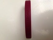 Image of "BURGANDY" Struggle Skateboards script wristband