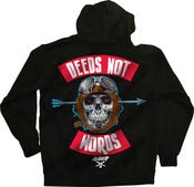 Image of Deeds Not Words Hoodie
