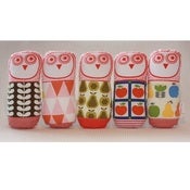 Image of vintage and retro soft toy owl, by Jane Foster