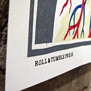 Image of You Are Here Letterpress Print