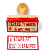 Image of Le mail-art c'est de la merde.