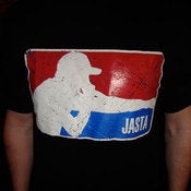 Image of Jasta Black Short Sleeve MLB Logo Shirt 3XL