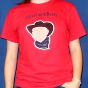 Image of Red "Stand with Randy" T