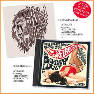Image of FIRECRACKERS CD albums ("Gotta Love It" & "Firecrackers") / TWO CDs for 9.99 postpaid