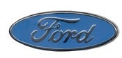 Image of Ford Chrome and BLue Logo Belt Buckle